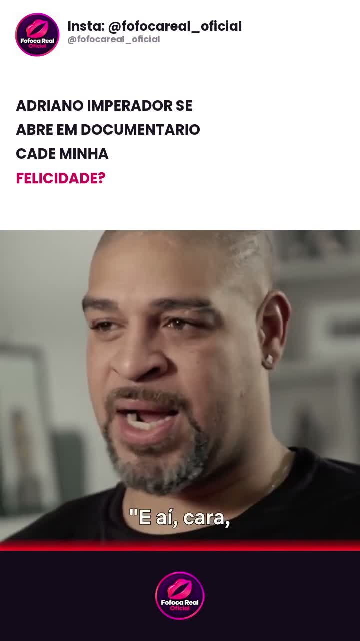 Adriano Imperador choca ao revelar: Ganhava 7 milhoes de euros por ano, e dai? Cade minha felicidade?