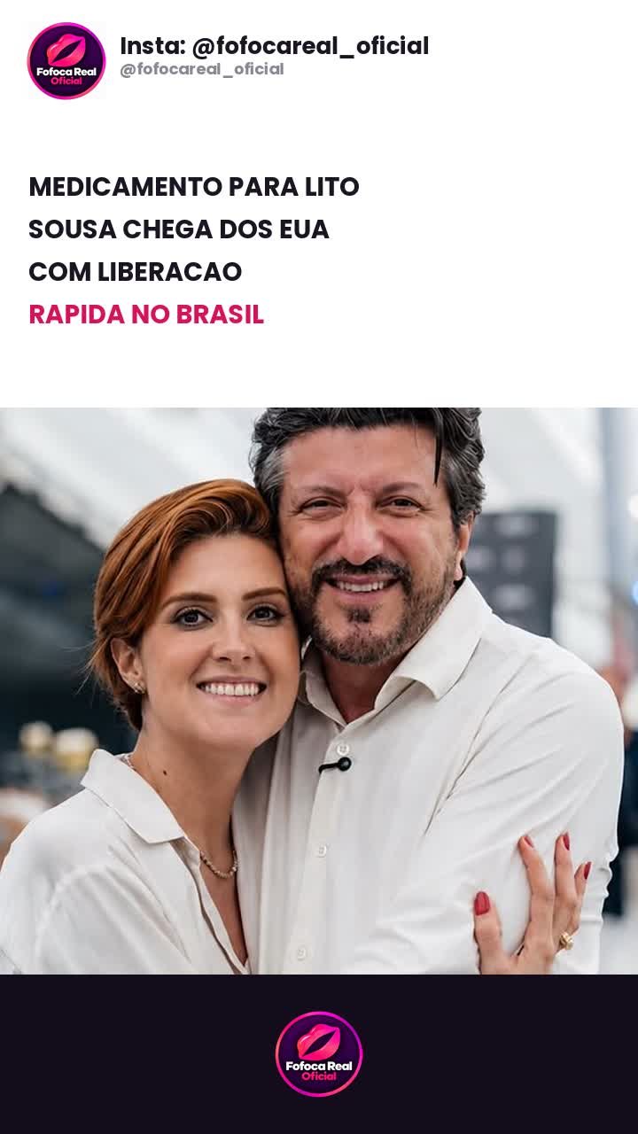 Medicamento experimental para Lito Sousa chega dos EUA com liberacao rapida no Brasil